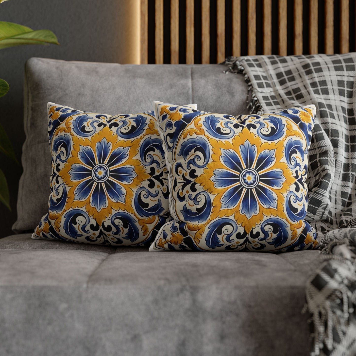 Italian Tile #5 Square Pillowcase