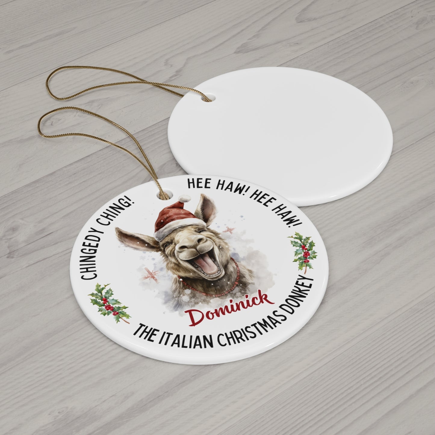 Dominick the Donkey Ornament