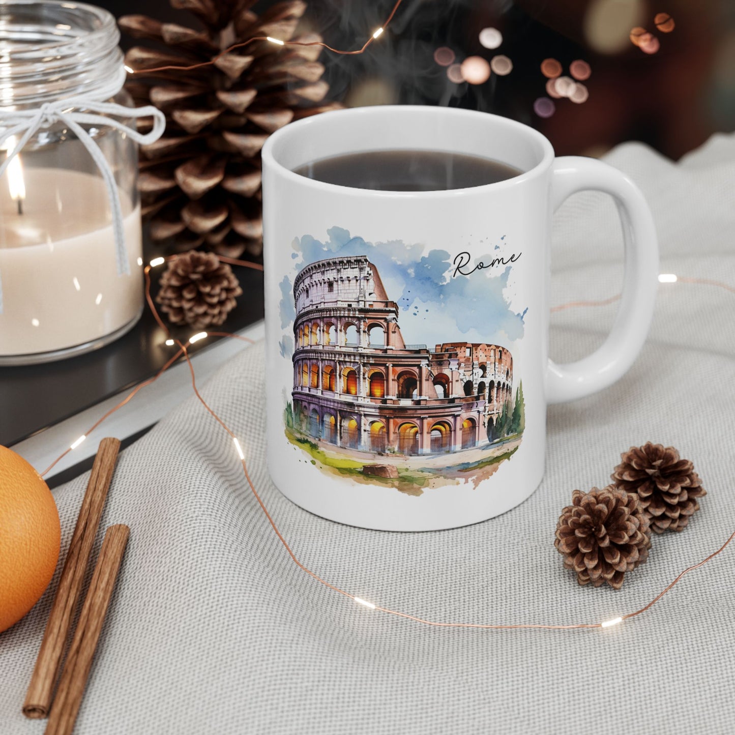 Rome - Ceramic Mug, (11oz)