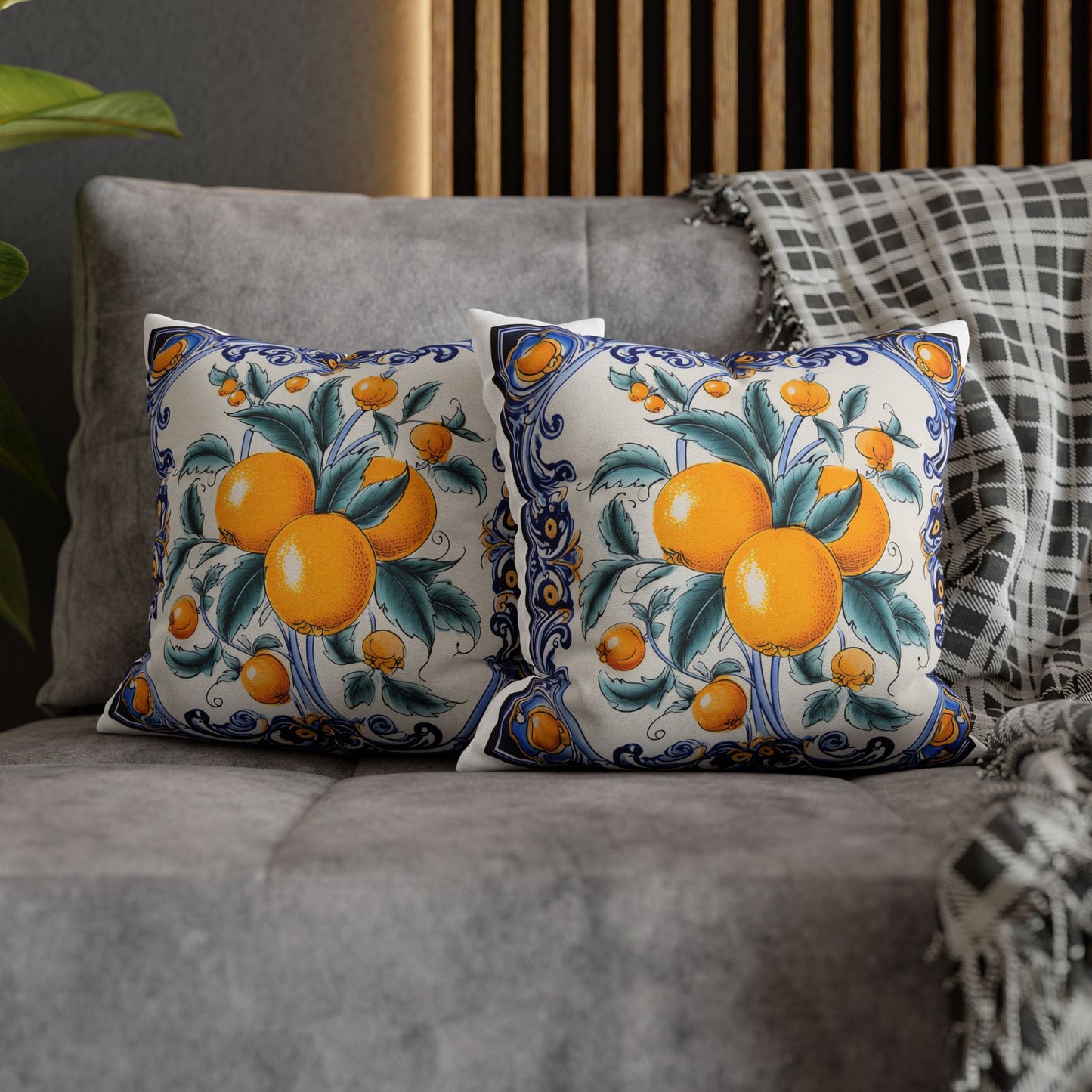 Italian Tile #1 Square Pillowcase