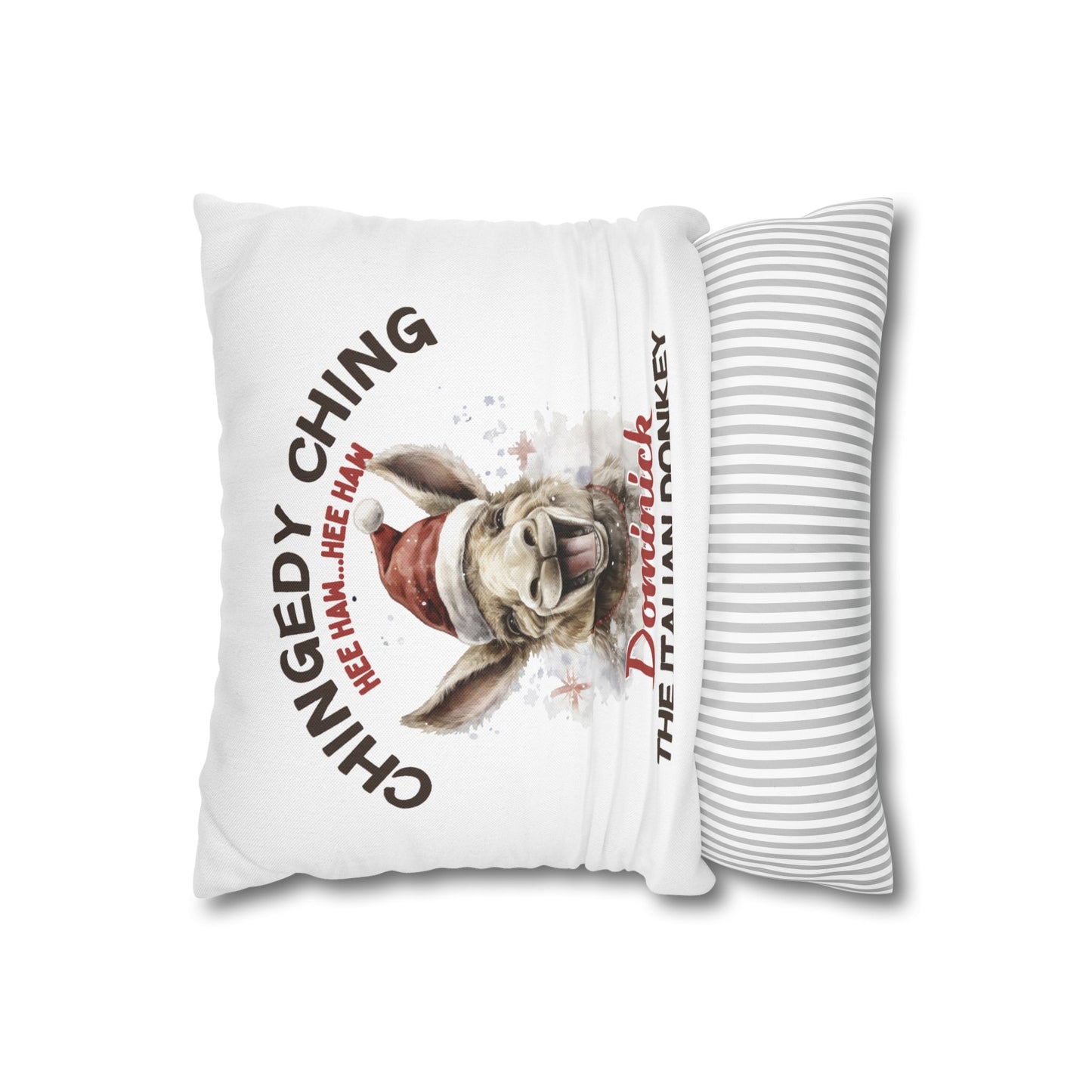 Dominick the Donkey Laughing Square Pillowcase