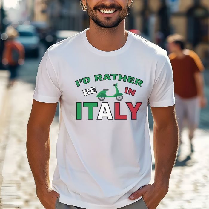 I'd Rather Be in Italy - T- Shirt