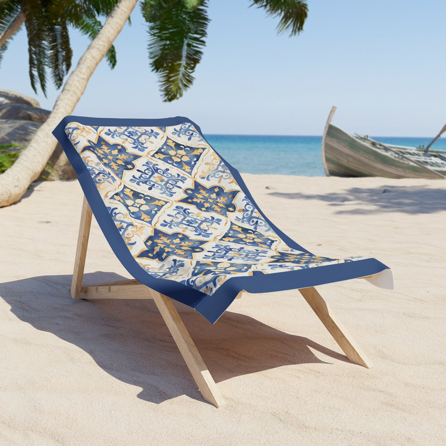 Italian Tile Beach Towel