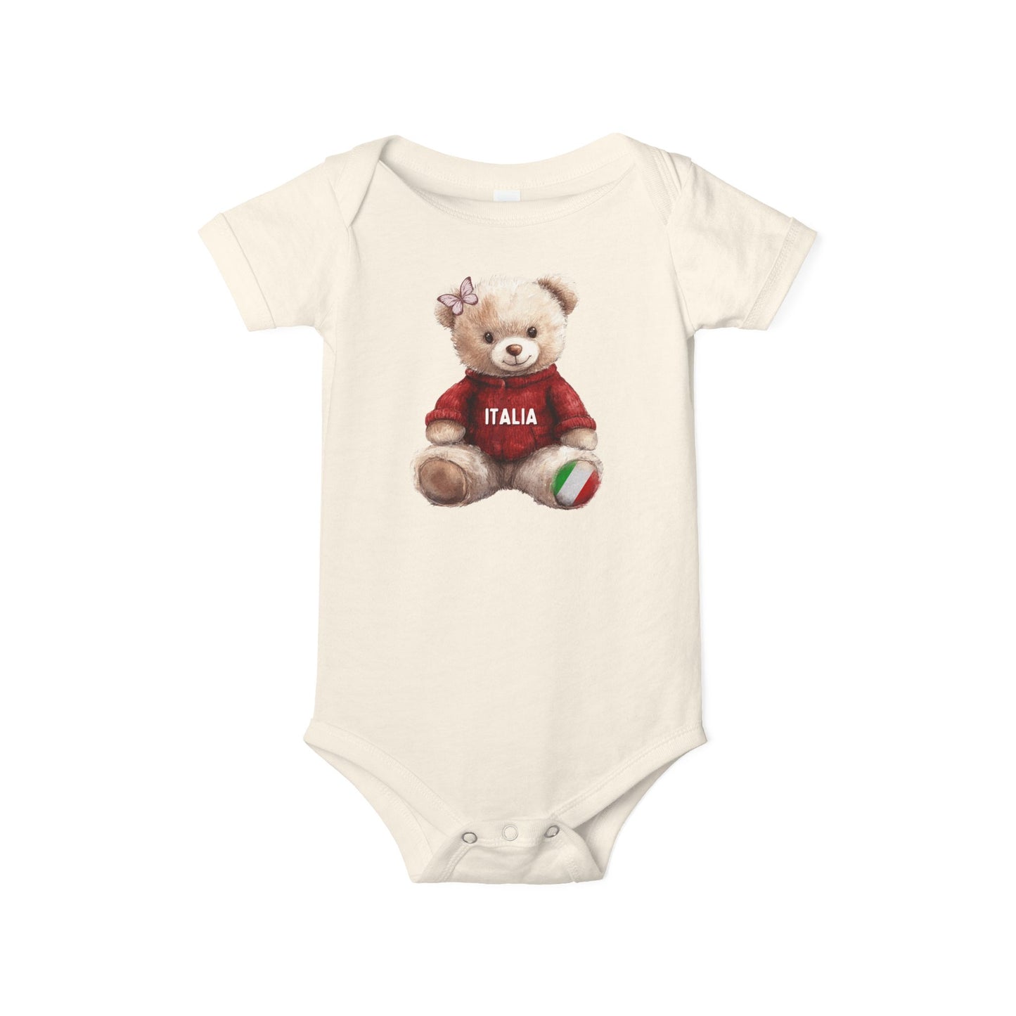 "Italia" Teddy Onesie