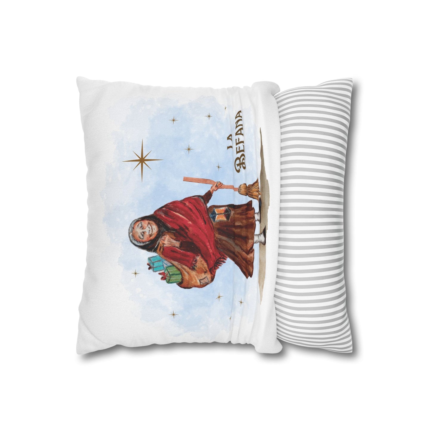 La Befana Standing Square Pillowcase