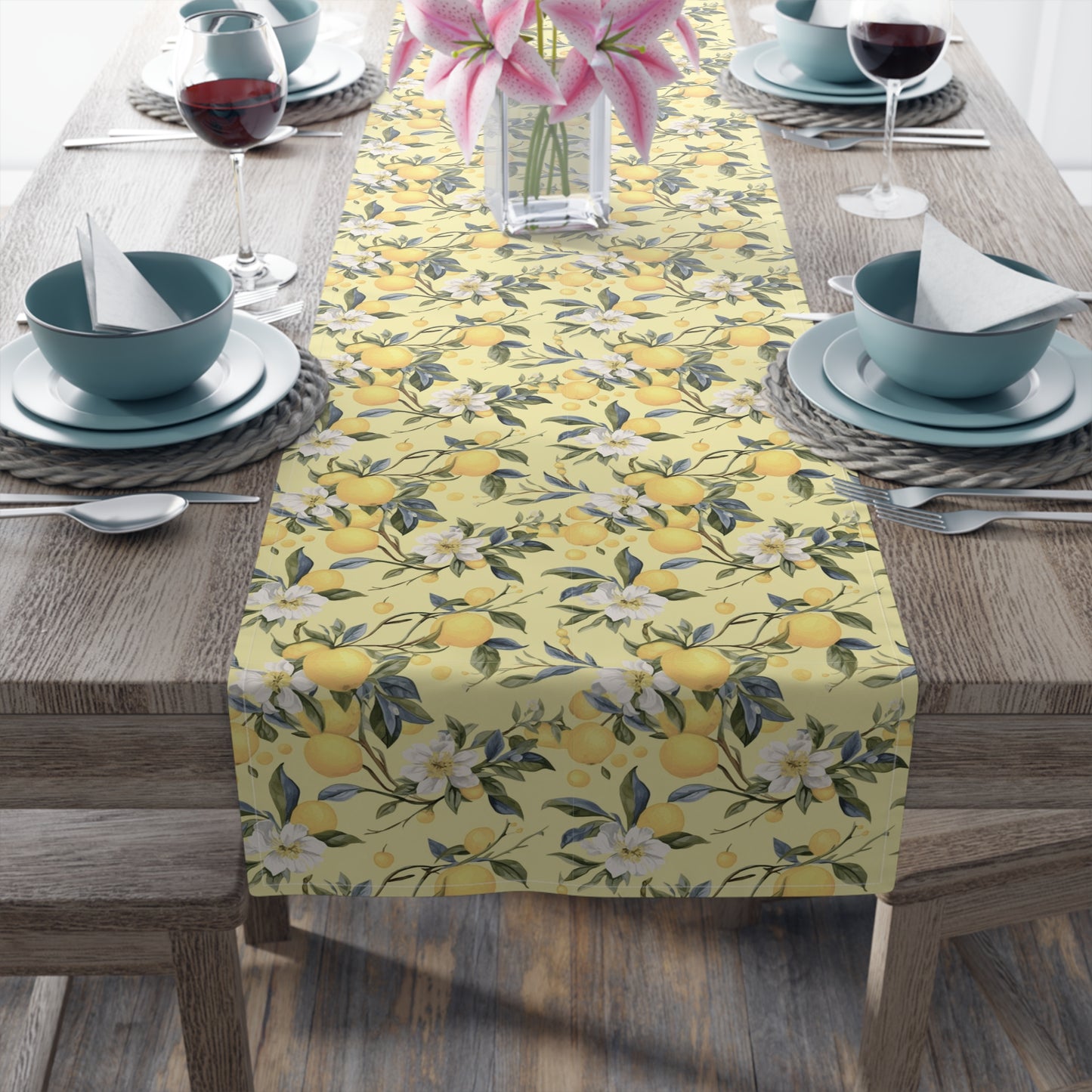 Amalfi Citrus Blossom Runner