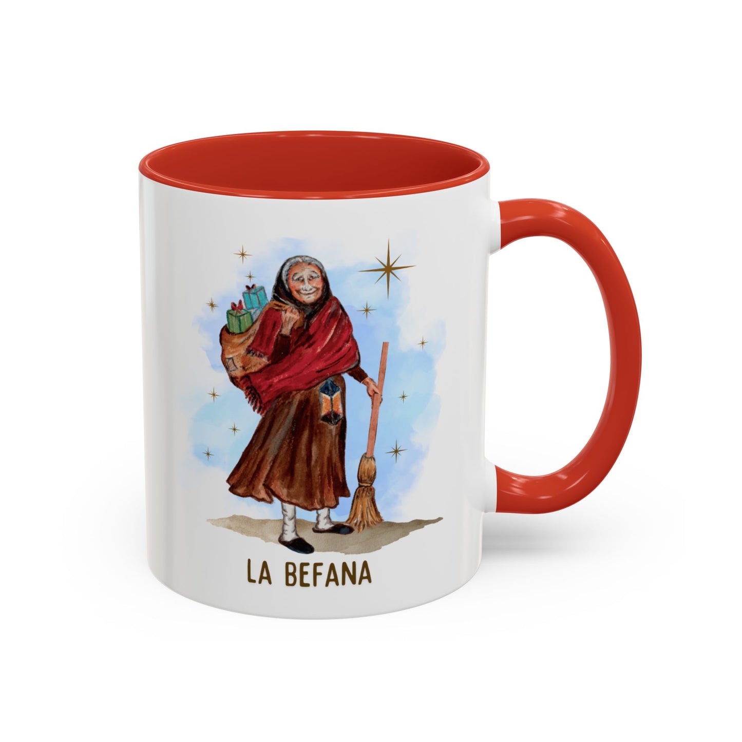Standing Befana mug