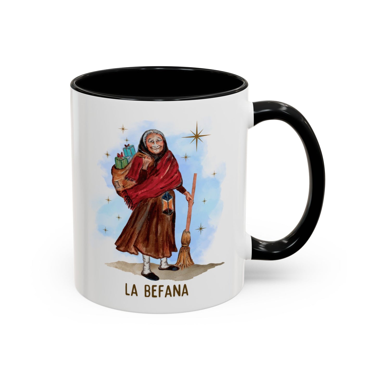 Standing Befana mug
