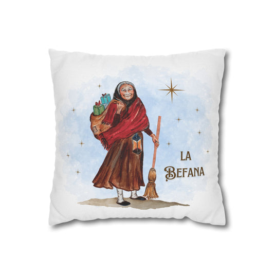 La Befana Standing Square Pillowcase