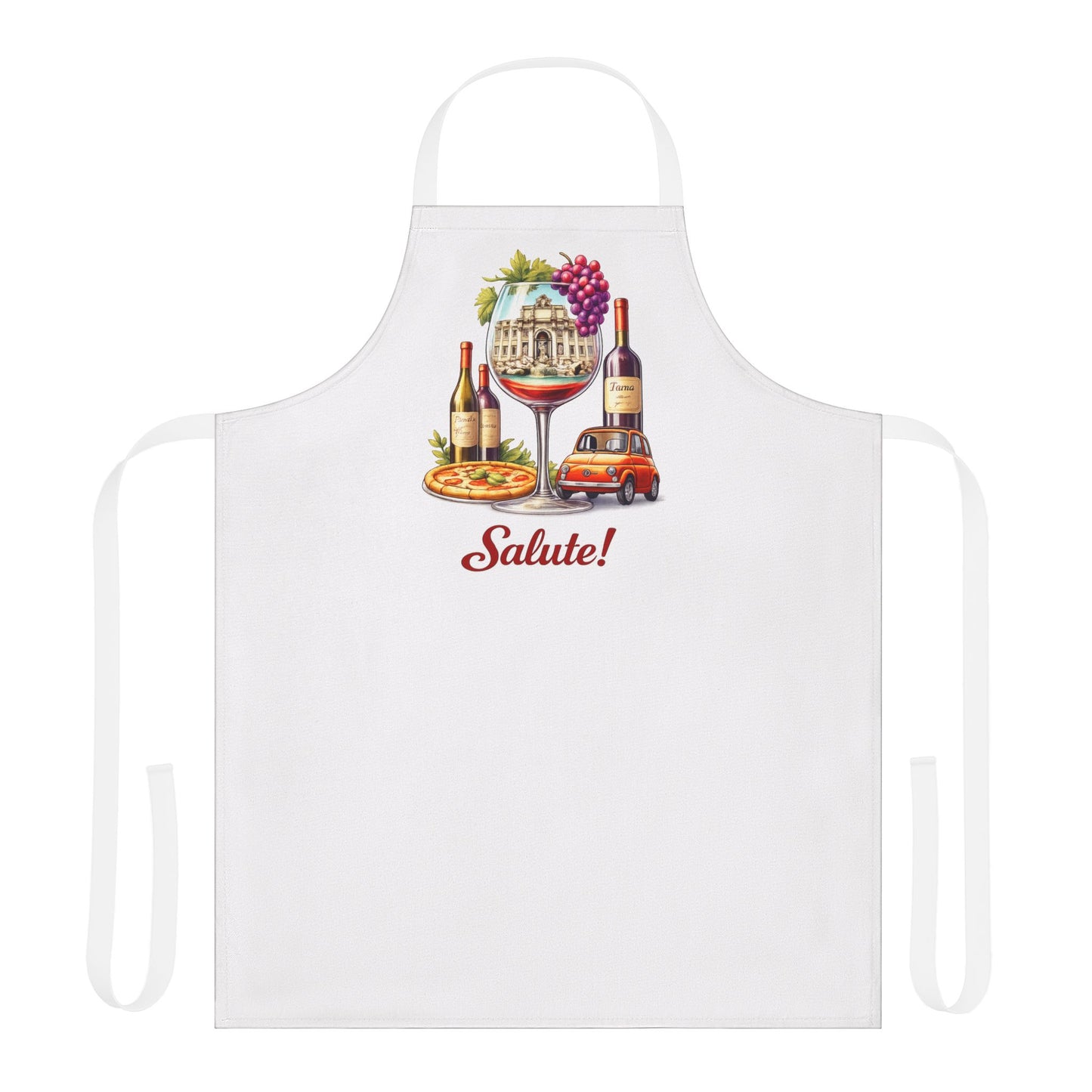 Italian Wine Apron – “Salute!”