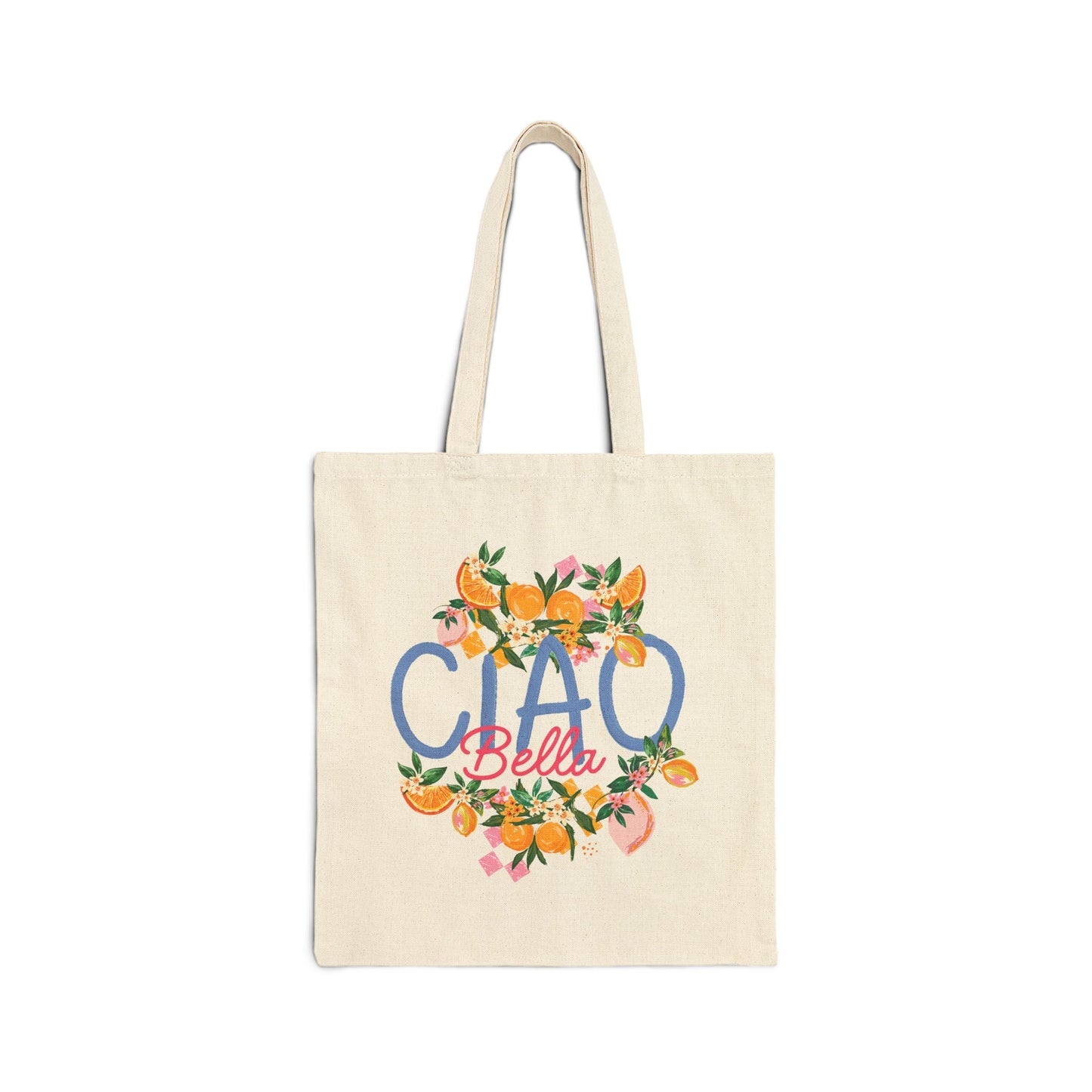 Ciao Bella con Fiori Tote Bag