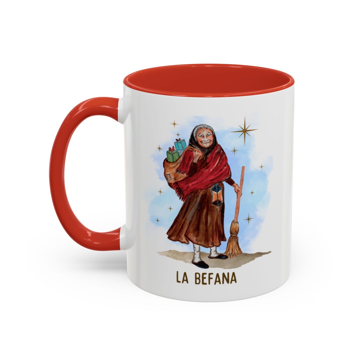 Standing Befana mug