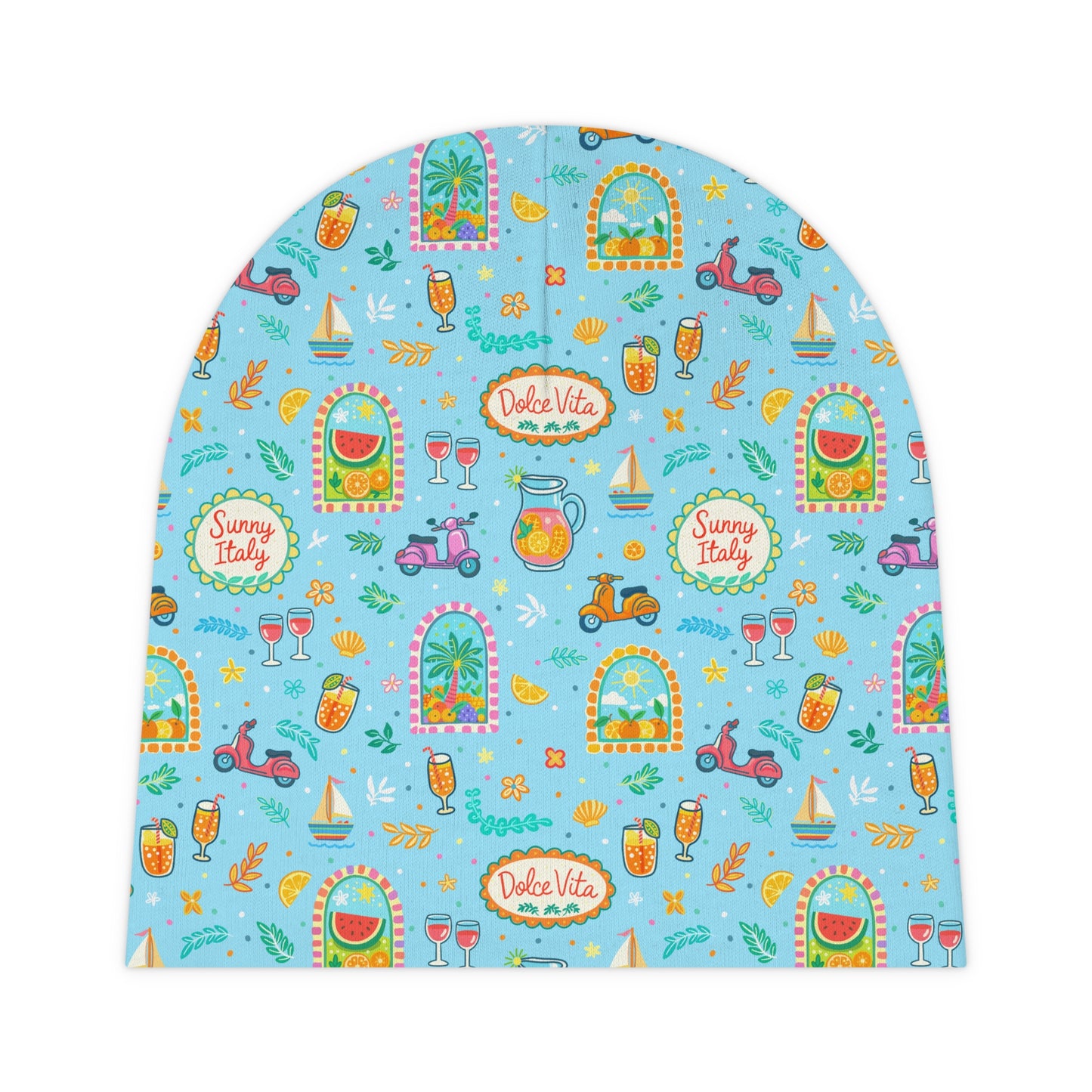 La Dolce Vita Baby Beanie _Blue