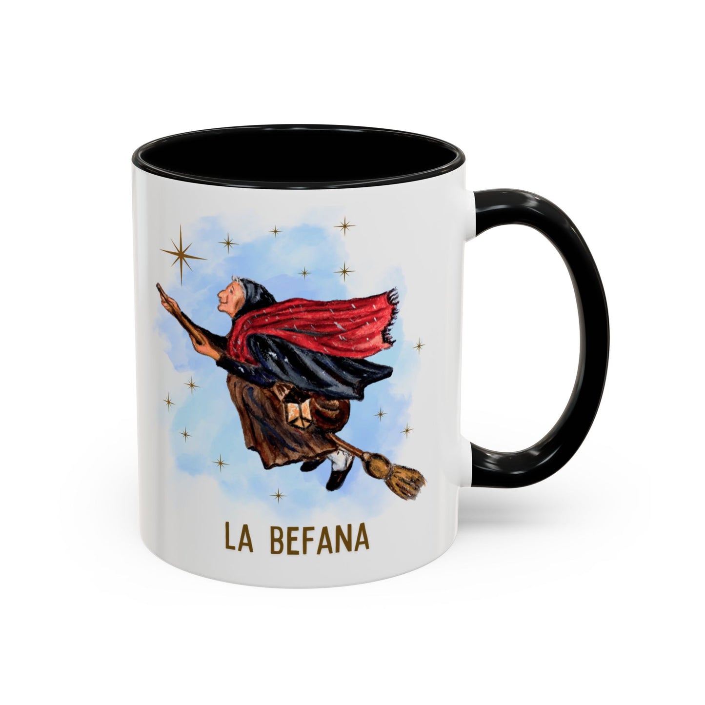Flying Befana mug