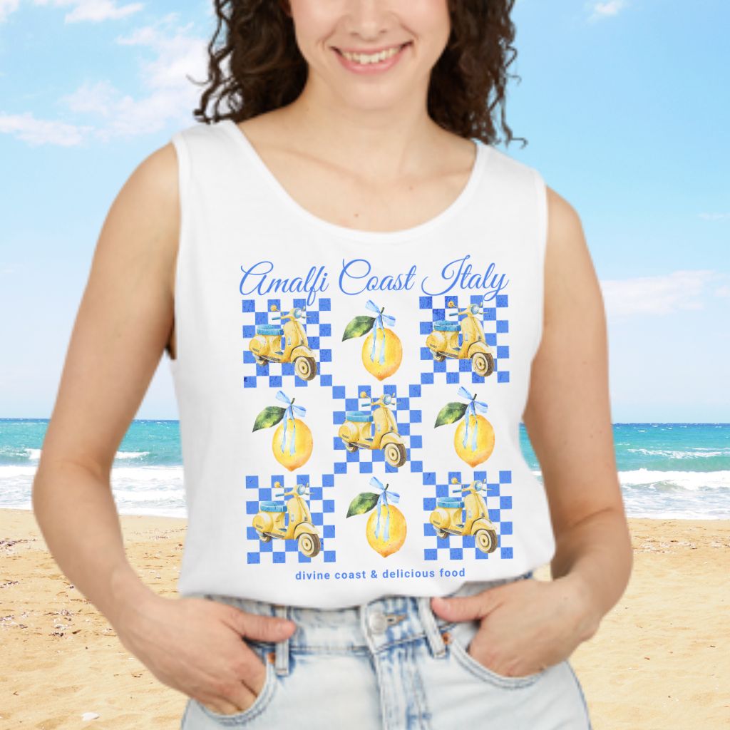 Amalfi Coast Italy - Comfort Colors® Tank Top