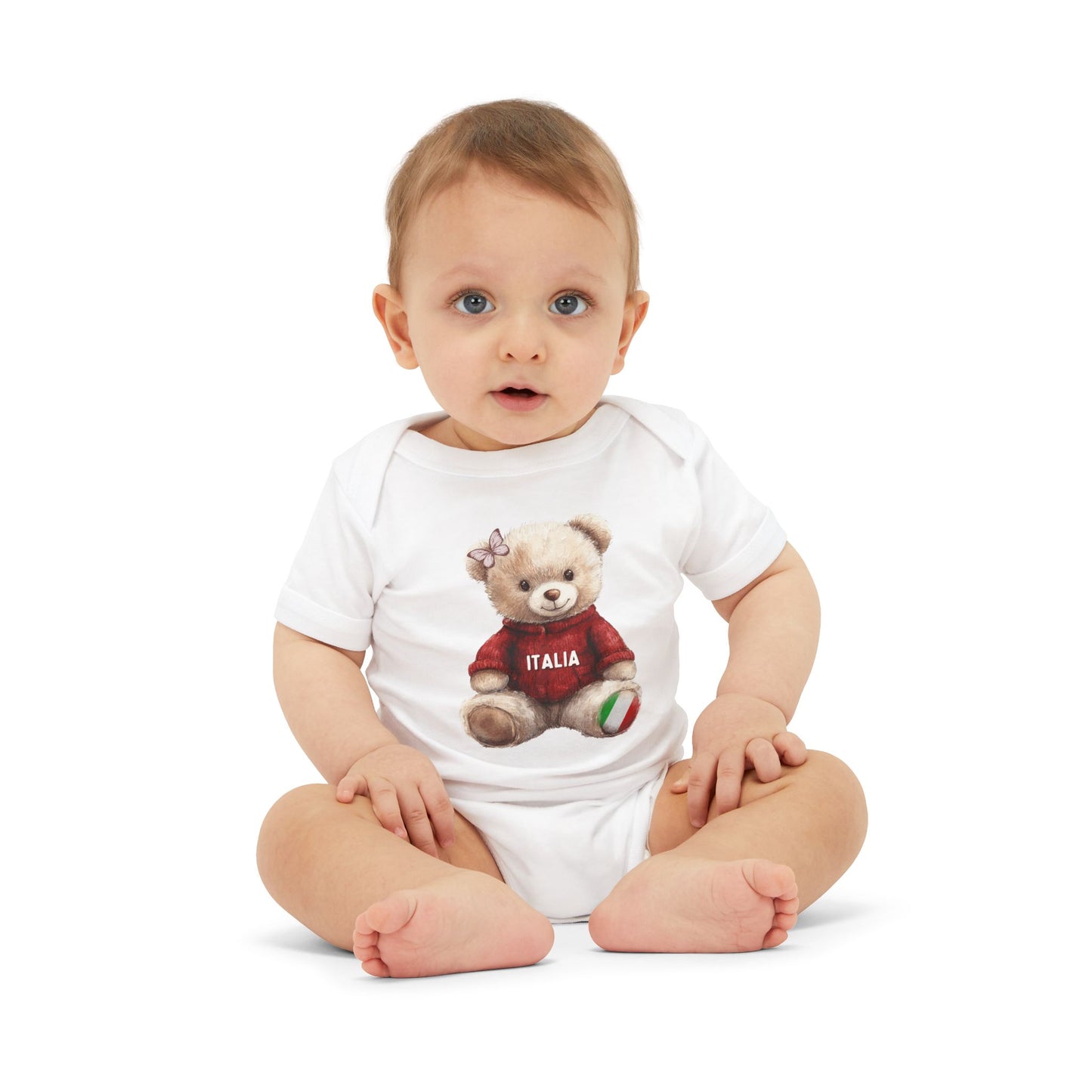 "Italia" Teddy Onesie