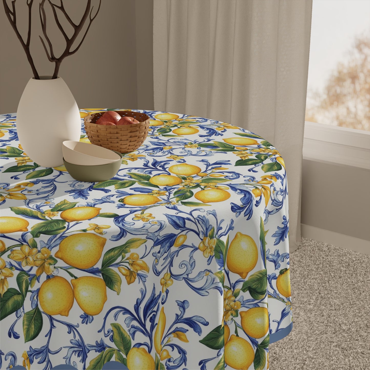 Amalfi Lemon Garden Tablecloth