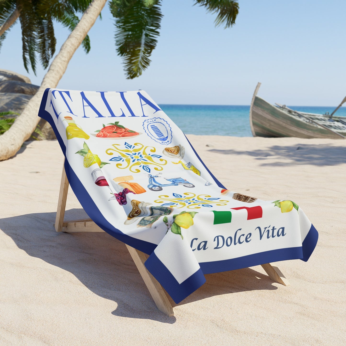 Italian Icon Beach Towel