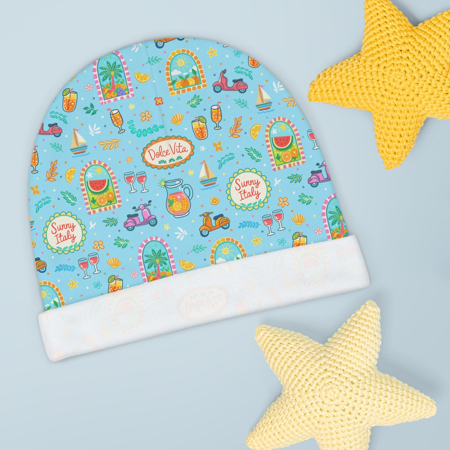 La Dolce Vita Baby Beanie _Blue