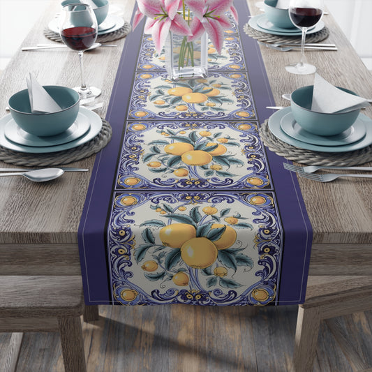 Italian Tile Table Runner