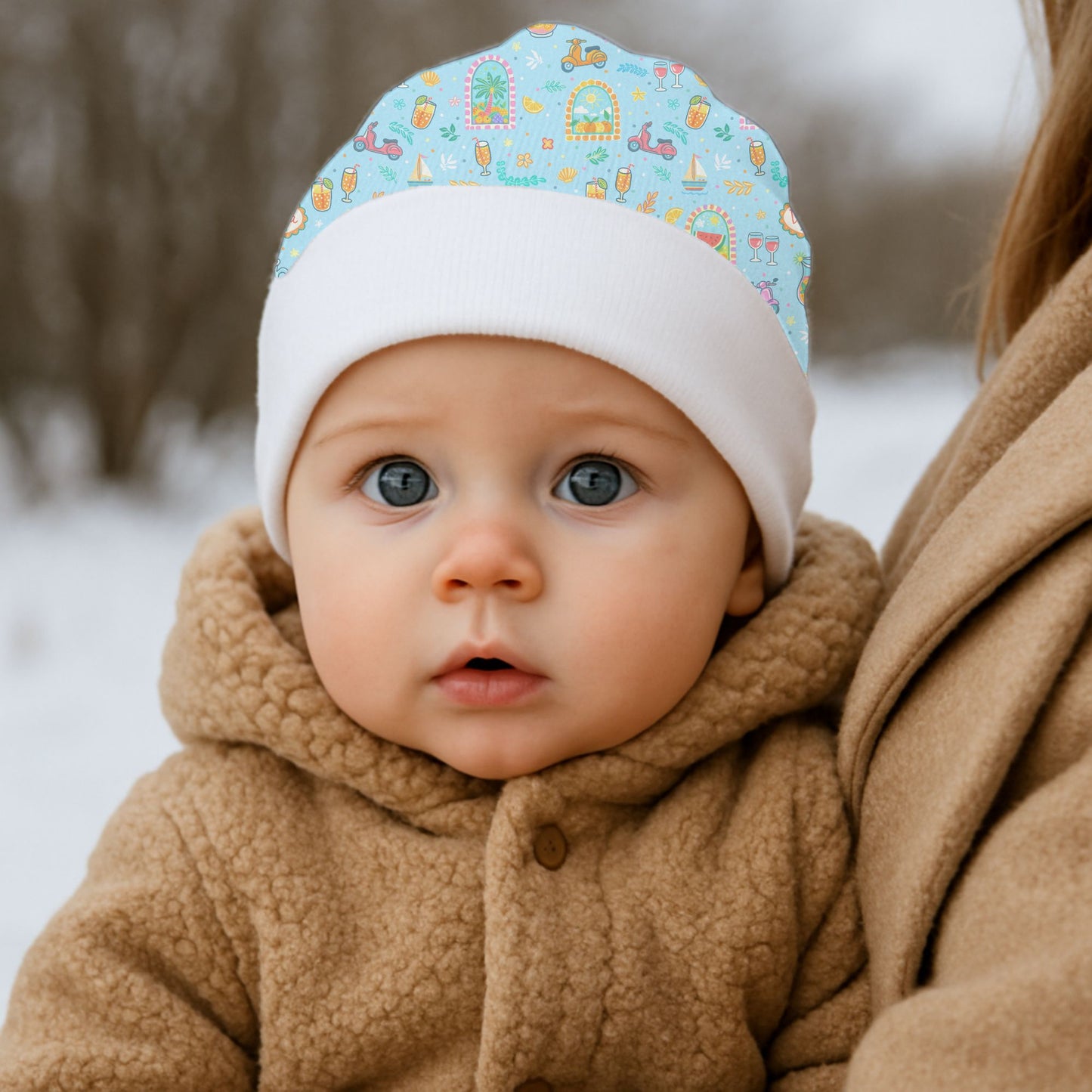 La Dolce Vita Baby Beanie _Blue