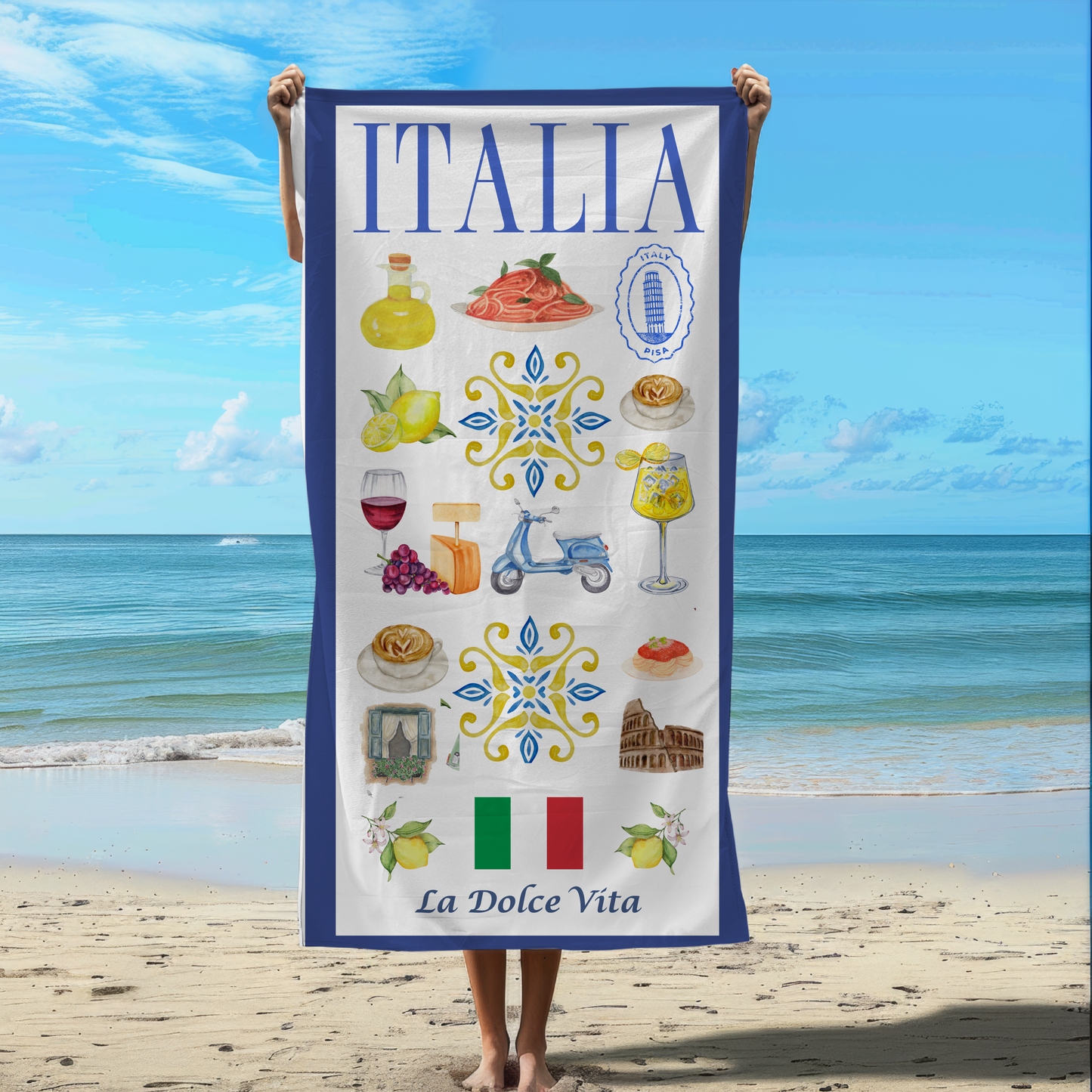 Italian Icon Beach Towel