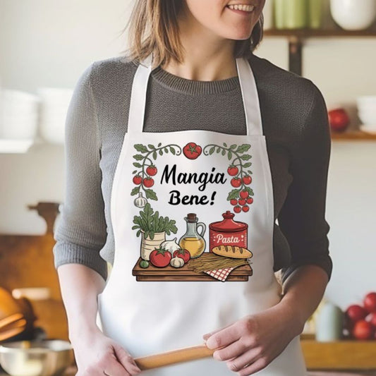 “Mangia Bene!” Italian Cooking Apron