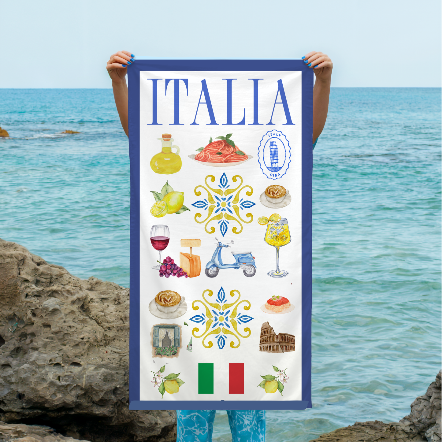 Italian Icon Beach Towel