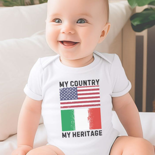 My Country, My Heritage Infant Onesie