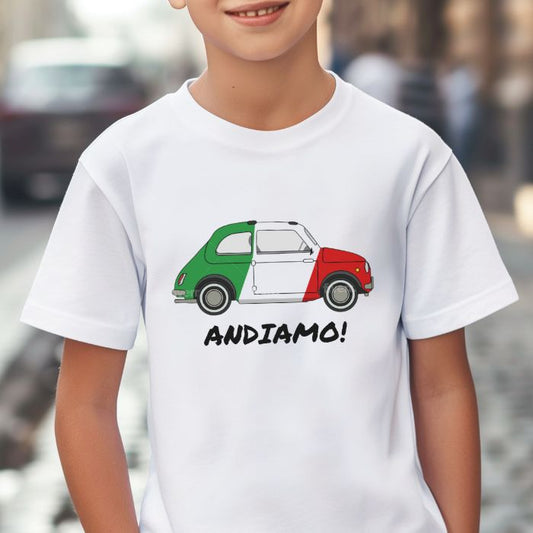 Andiamo Fiat Youth Tshirt